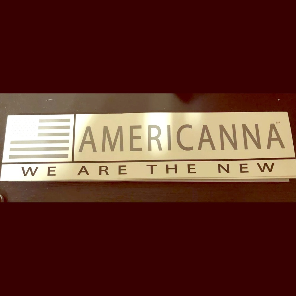 Americanna bumper sticker